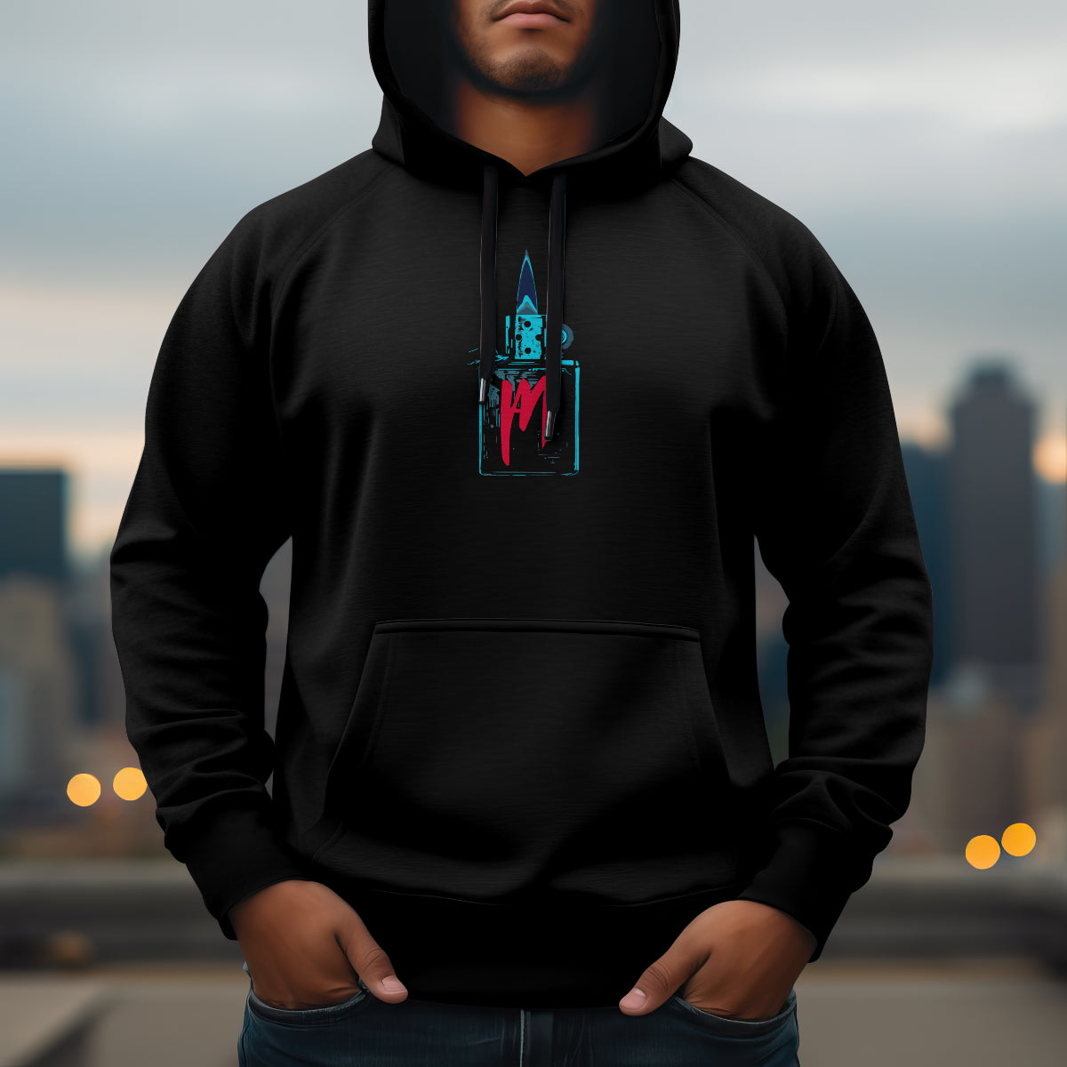 Made In USA AM LIGHTER HOODIE